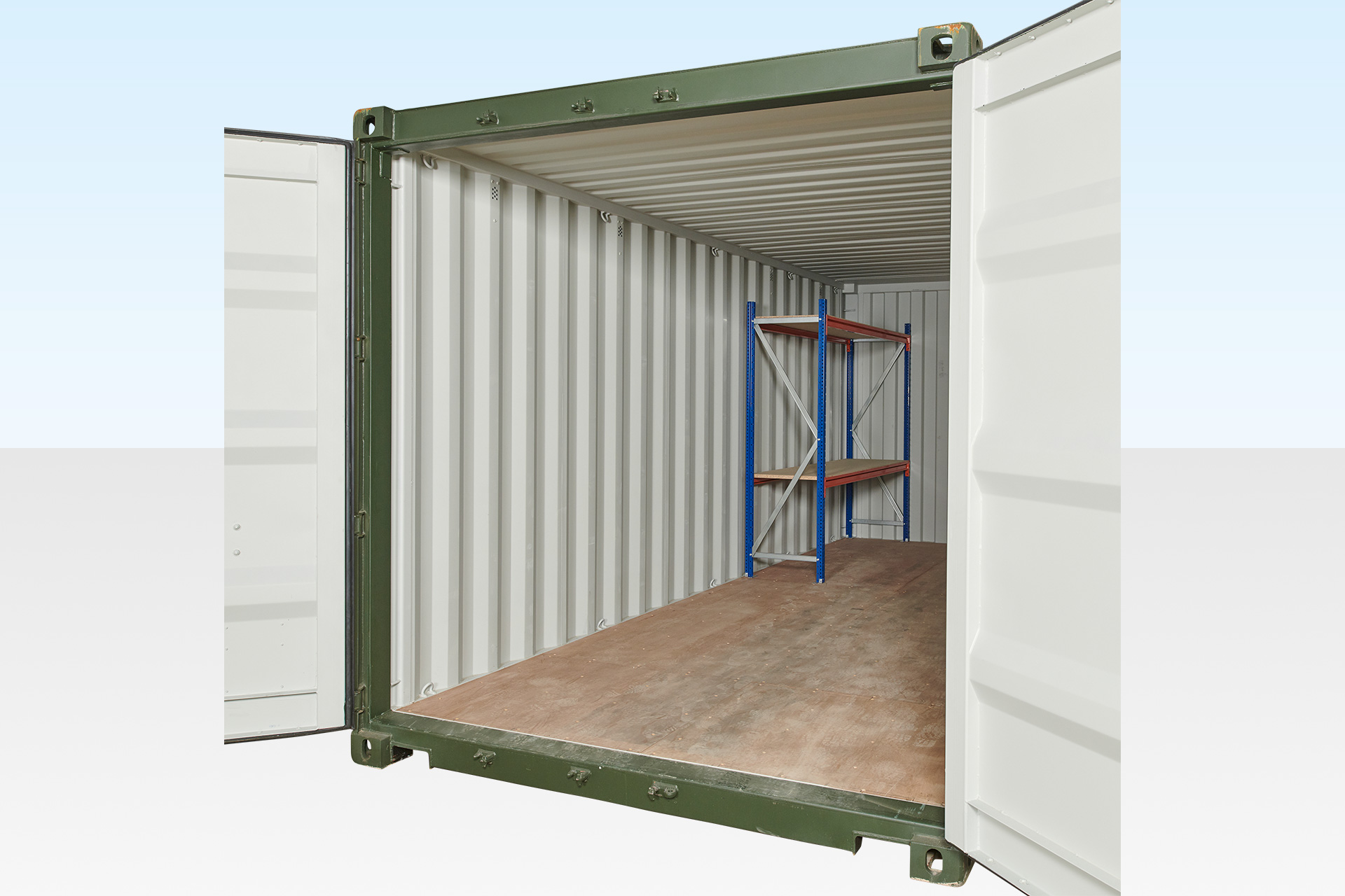 Container Racking – Adjustable, Heavy Duty Two Tier (Single Bay) - Image 3