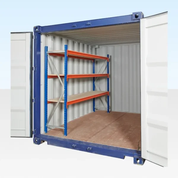 Container Racking – Adjustable, Heavy Duty Three Tier (Single Bay)