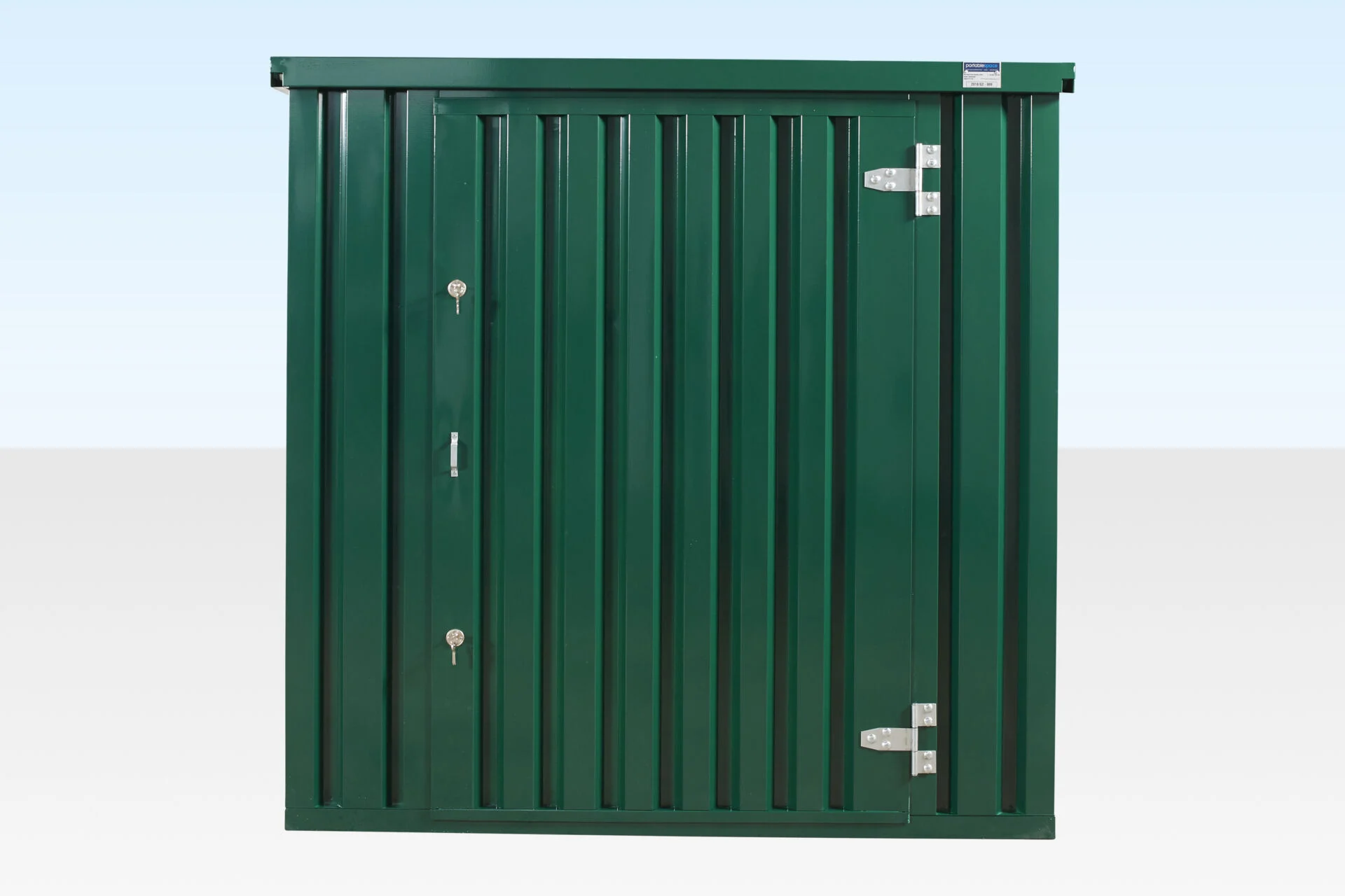 Flat Packed Metal Storage Container (Powder Coated)