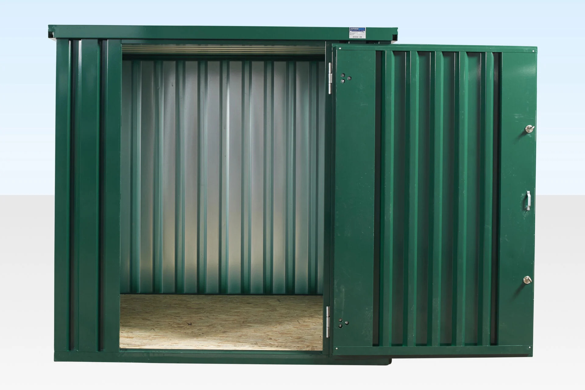 Flat Packed Metal Storage Container (Powder Coated) - Image 3