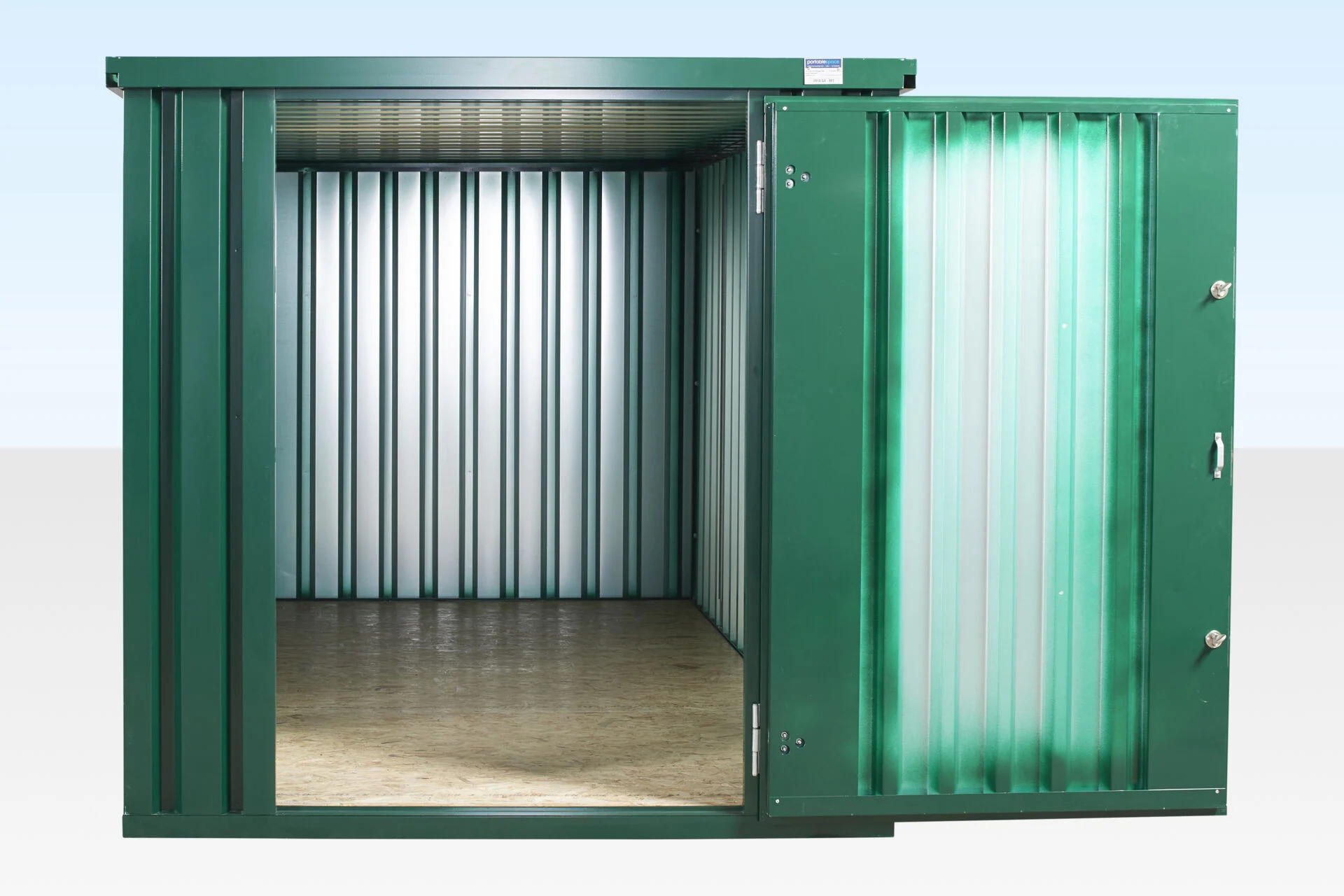 4m x 2.1m Flatpacked Store Powder Coated - Image 3