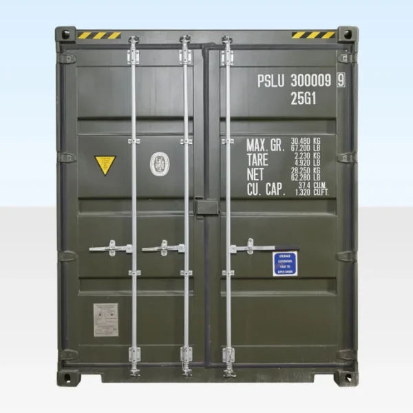 20ft High Cube Container – One Trip (9ft 6′ high)