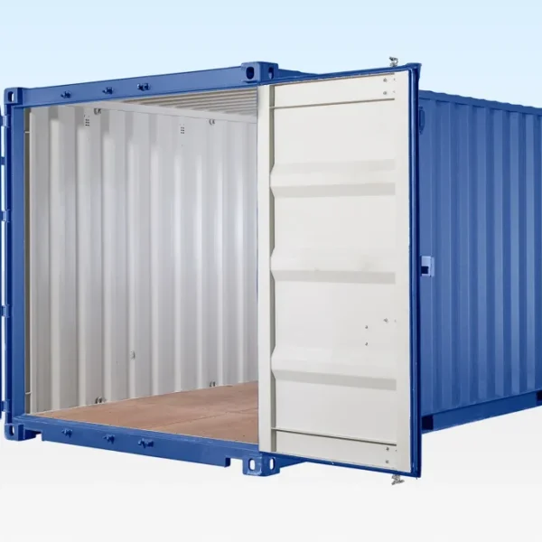 20ft Shipping Container (One Trip) Blue (RAL 5013)