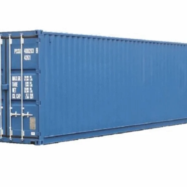 40ft x 8ft One Trip Tunnel Container (Double End Door) Blue