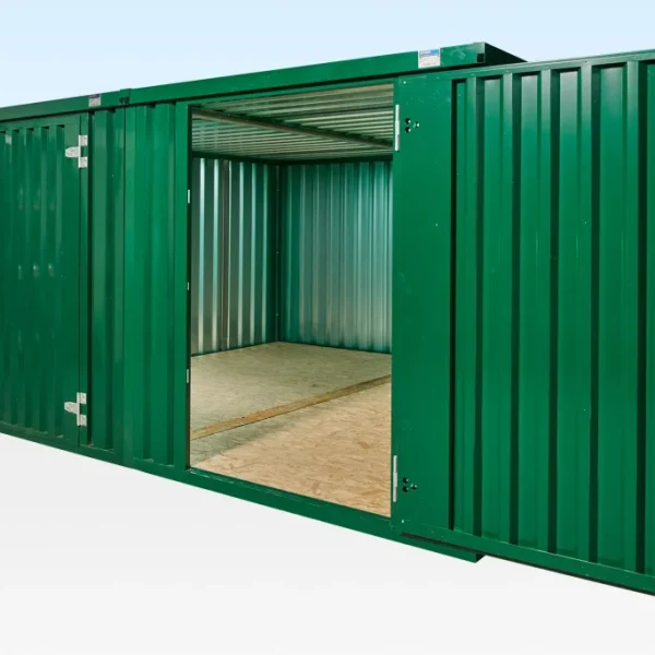 4m x 4.2m Side Linked Flat Pack Container Bundle (Powder Coated)