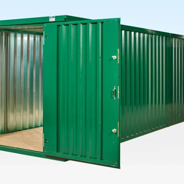 8m x 2.1m End Linked Flat Packed Container Bundle (Powder Coated)