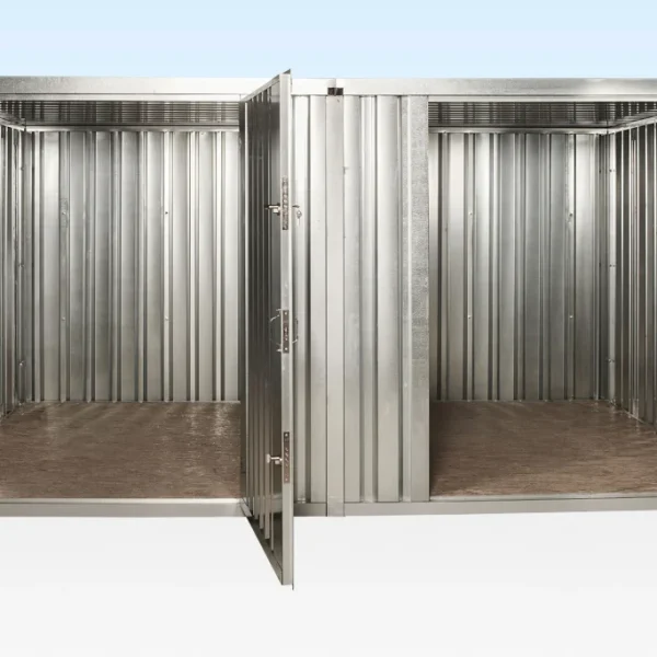 3m x 4.2m Side Linked Flat Pack Container Bundle (Galv)