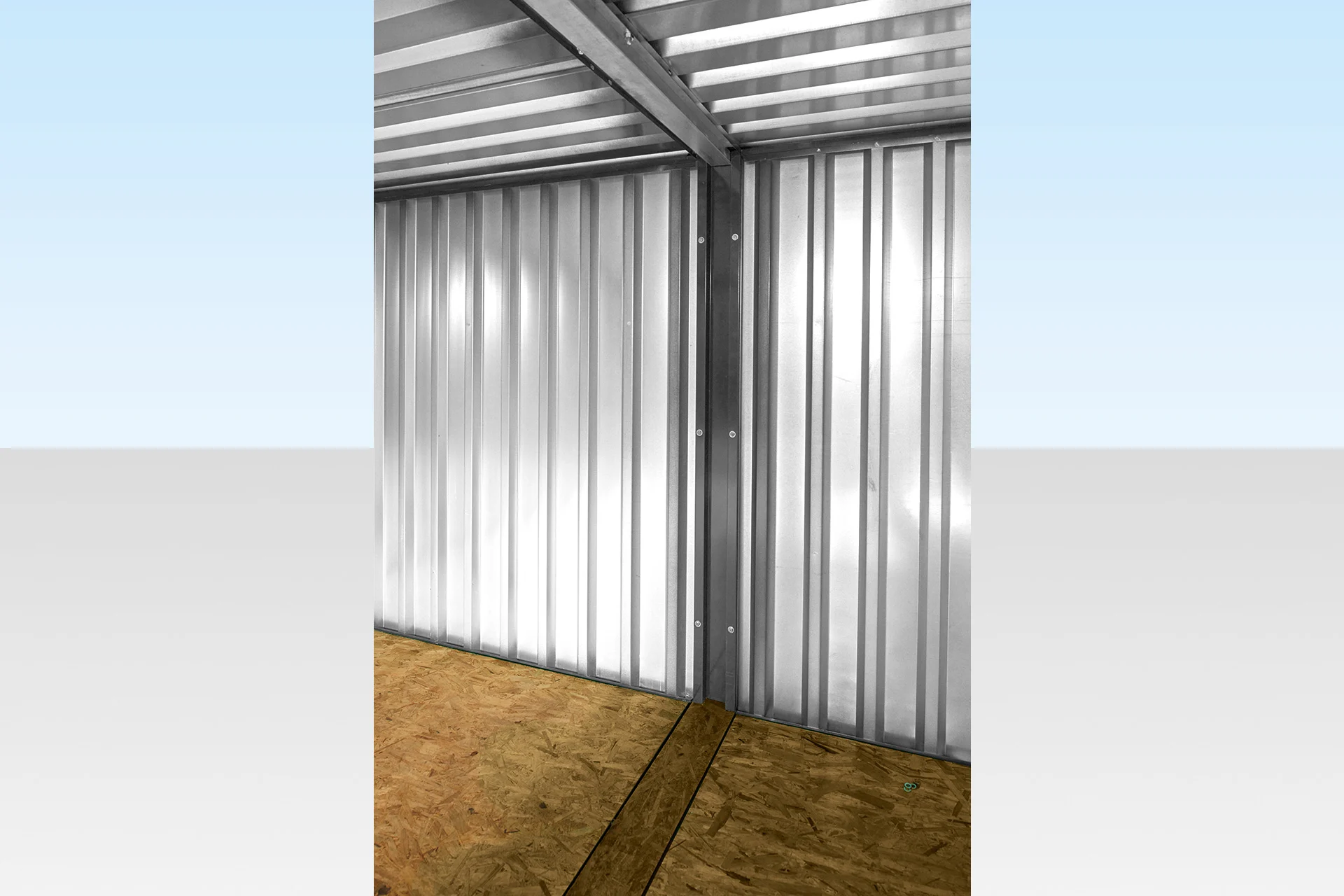 6m x 2.1m End Linked Flat Packed Container Bundle (Galv) - Image 4