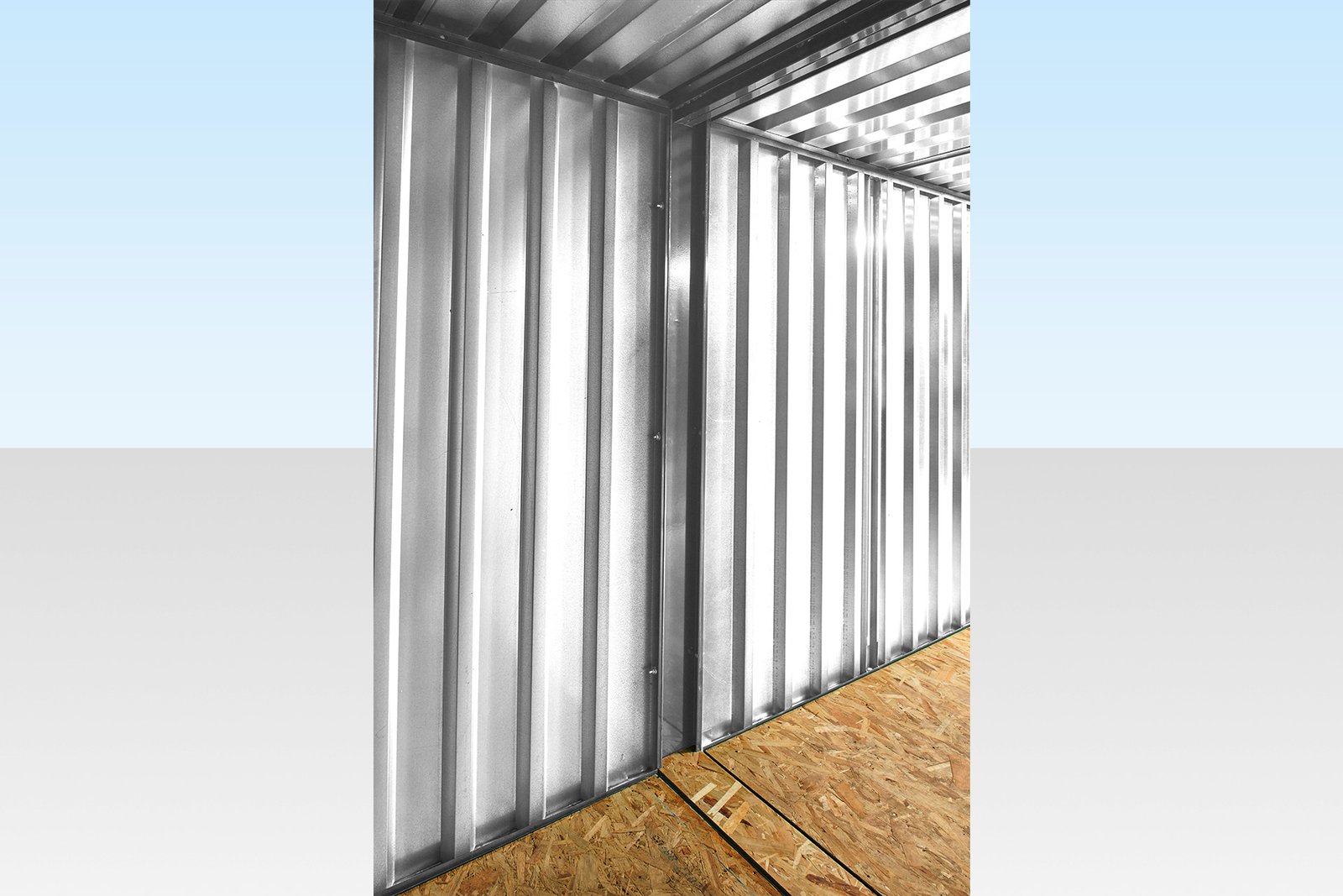 8m x 2.1m End Linked Flat Packed Container Bundle (Galv) - Image 4