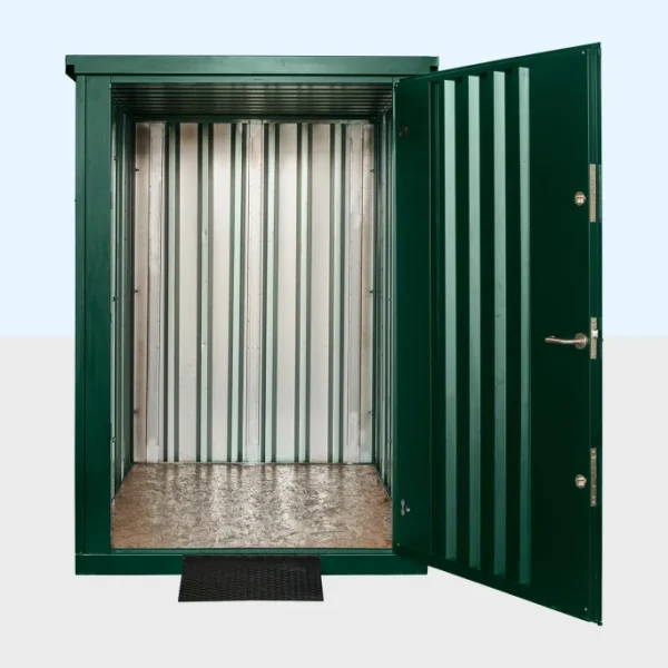 Flat Pack Metal Garden Store – Green