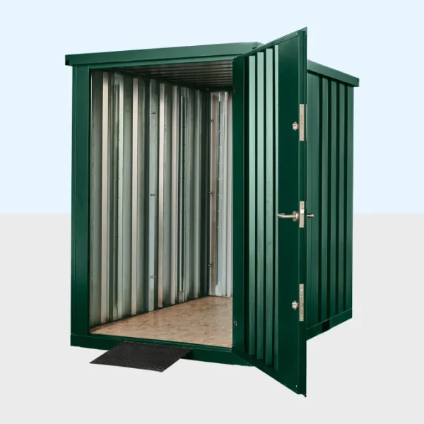 Flat Pack Metal Garden Store – Green