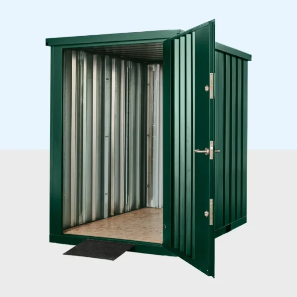Flat Pack Metal Garden Store – Green