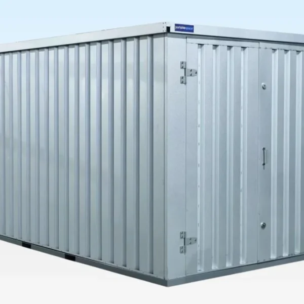 4m Flat Pack Storage Container – Galvalume