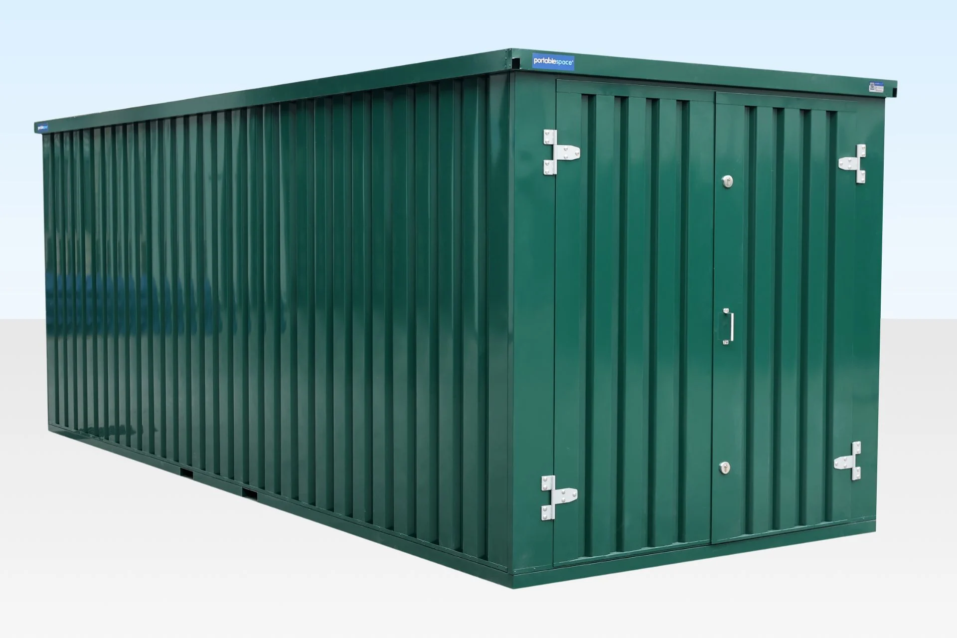 6m Flat Pack Storage Container – Powder Coated RAL6005 - Image 4