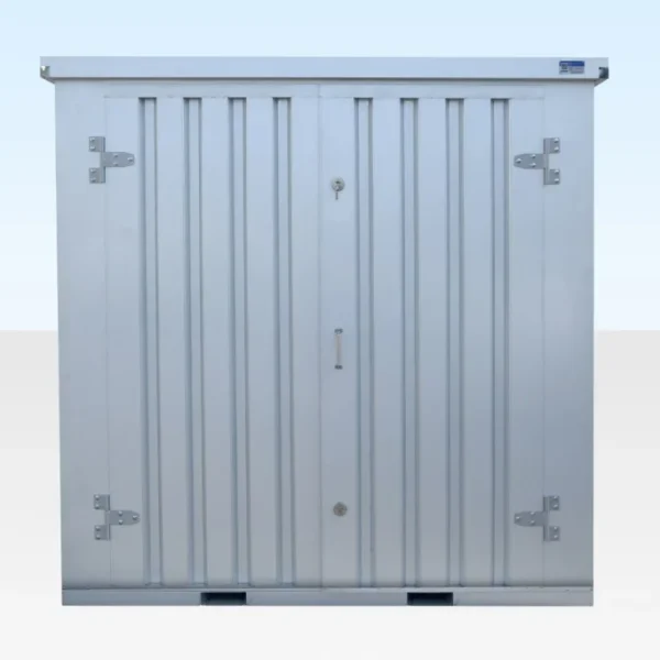2m Flat Pack Storage Container – Galvalume