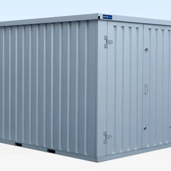 3m Flat Pack Storage Container – Galvalume