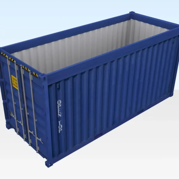 40ft x 8ft Used Shipping Container – Open-Top
